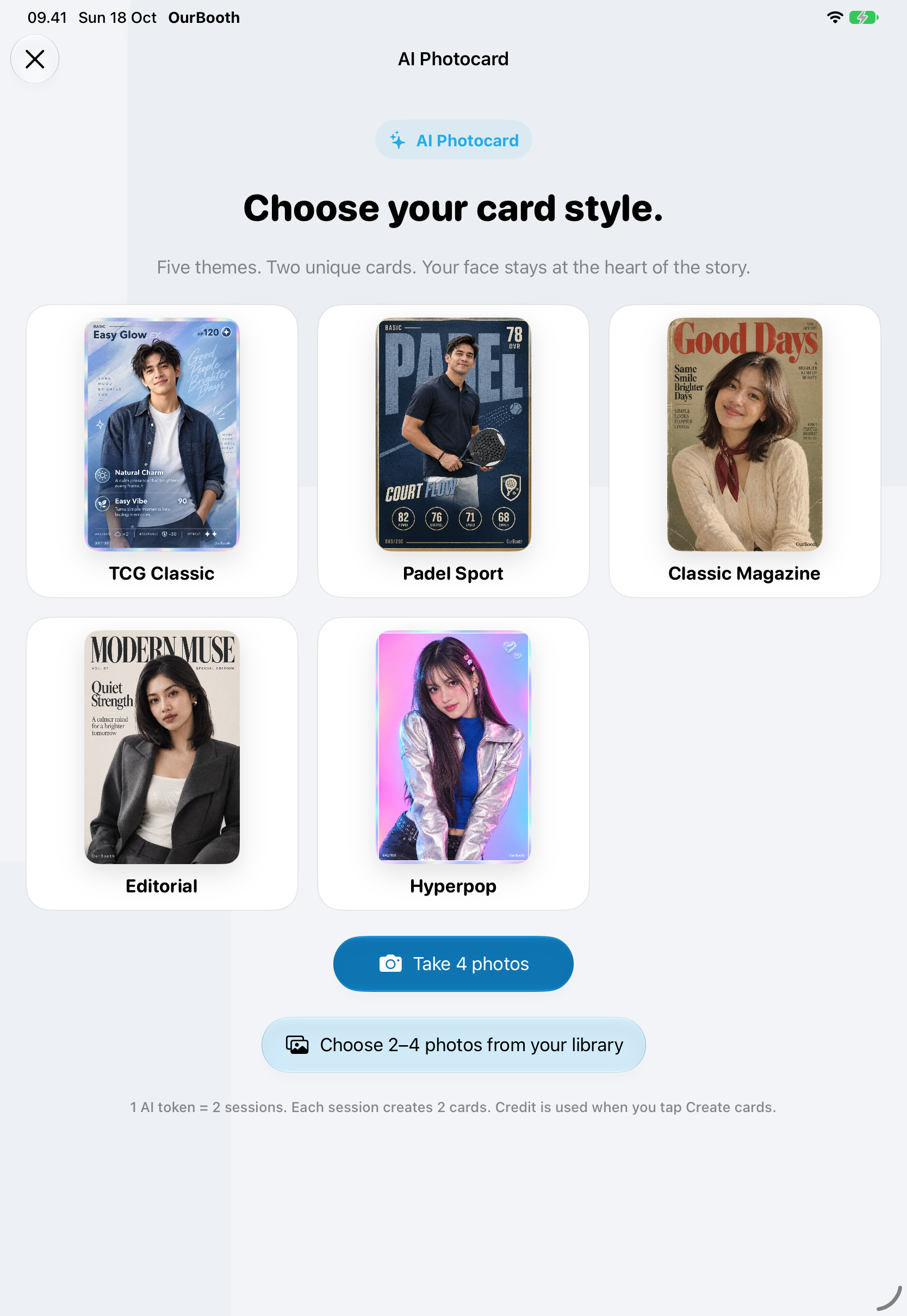 iPad AI Photocard