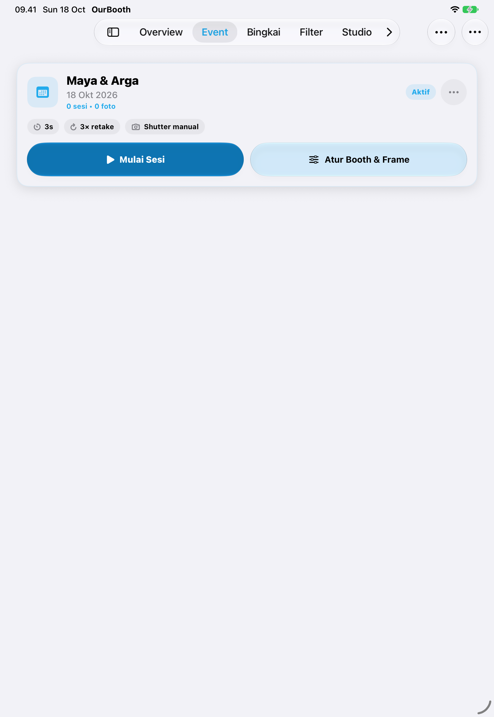 Event iPad